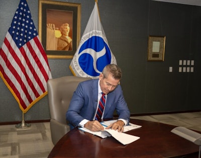 sean duffy signing a memo