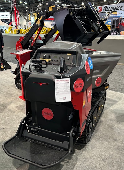 toro e2500-TL electric Ultra Buggy at World of Concrete show