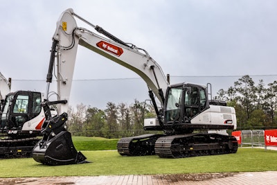 Bobcat E220 excavator