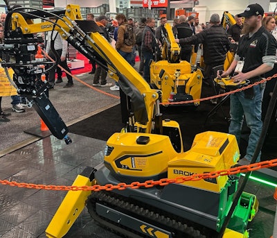 Brokk new SmartPower+ robots at World of Concrete