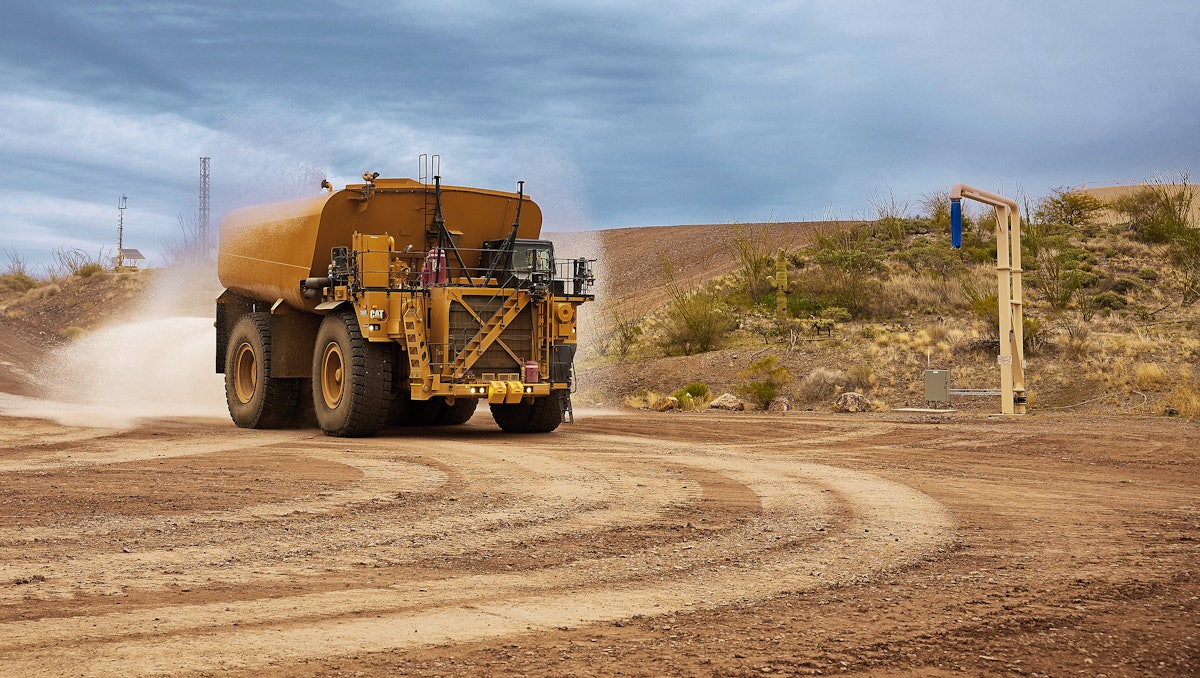 Cat Presents First Commercially Available Autonomous Water Truck, the 789D