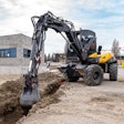 Mecalac 12 MTX wheeled excavator