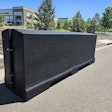 a pretred colorado rubber barrier