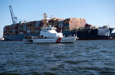 the ship dali leaves the port of baltimore