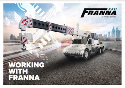 a franna cranes graphic