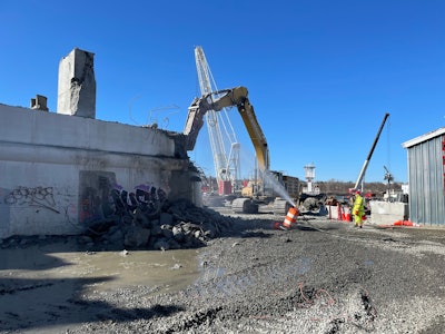 demolition of the washington bridge