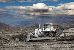 Liebherr PR 776 bulldozer in a mine