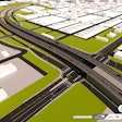 rendering of future I-70 Polk-Quincy Viaduct in downtown Topeka, Kansas