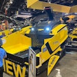 a bomag cr820t-2 paver at world of asphalt 2025