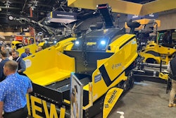 a bomag cr820t-2 paver at world of asphalt 2025