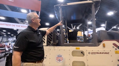 booth points at the CP28 cab