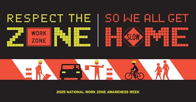 graphic for national work zone safety week