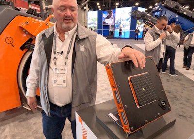 tim kowalski with smart compact pro sensor