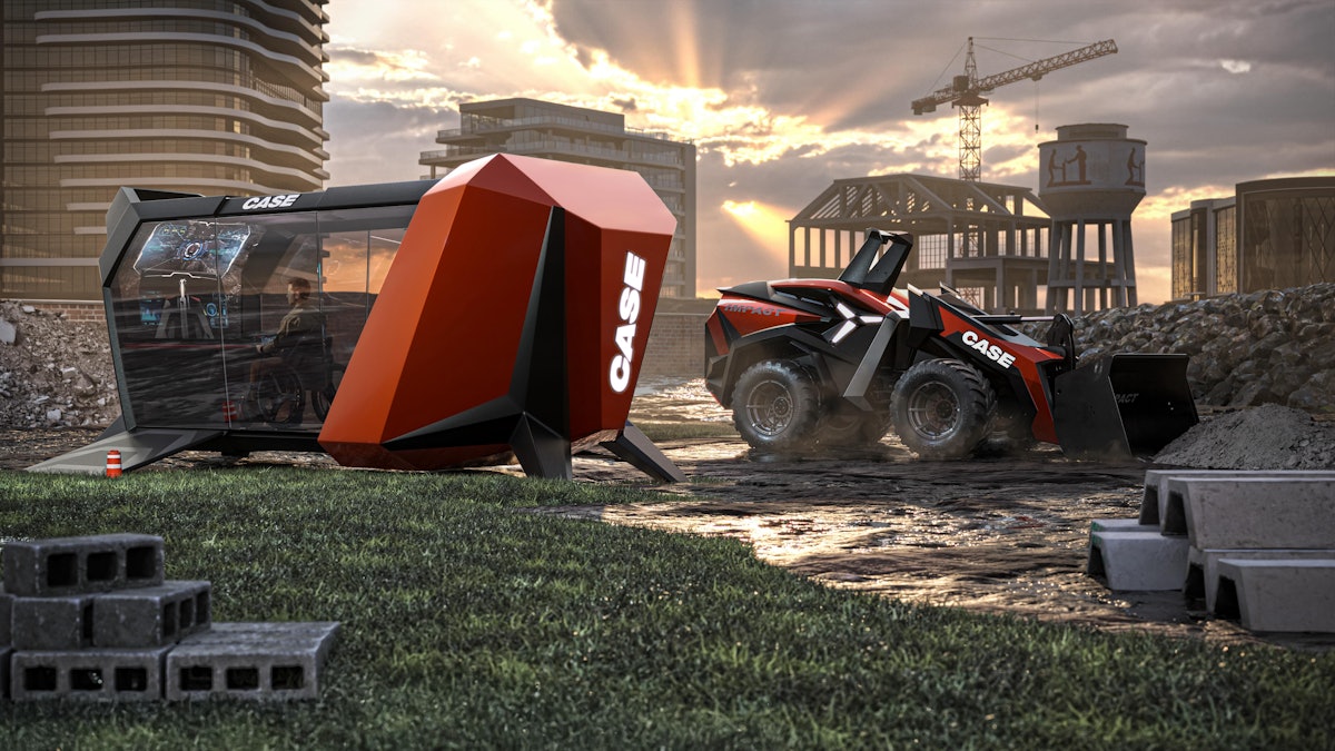 Case Unveils Concept Remote-Control, Electric Wheel Loader, the eCWL 12EV