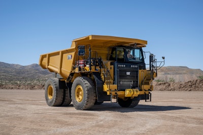 Cat's new 775 off-highway truck gets a new frame design, suspension, and safety features like 360-degree view and obstacle-detection radar. It could even be equipped for full autonomous operation.