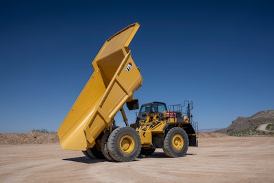The new Cat 775 has a 71-ton payload.