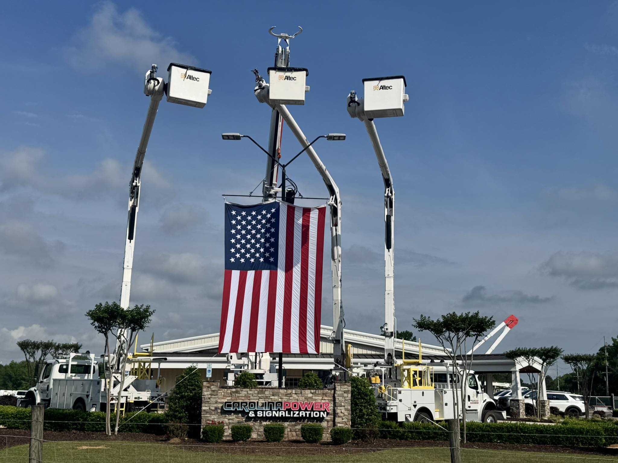 Carolina Power & Signalization honors its three linemen killed April 24 in a dump truck crash in Eden, North Carolina.