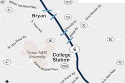 Texas SH 6 serves as a key commuter route for the cities of Bryan and College Station, Texas A&M University and Brazos County.