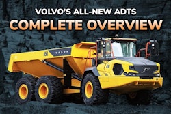 The hood of the A50 was redesigned for a lower slope, and the window panels are larger for better operator visibility.