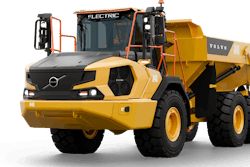 Volvo CE's new 39-metric-ton A40 Electric articulated dump truck