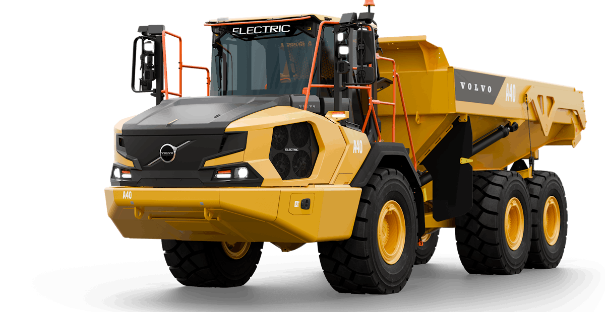 Volvo Shows “World’s First” Electric Articulated Dump Trucks at Bauma