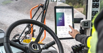 The new Volvo Co-Pilot monitor is 20% larger on the next-gen wheel loaders.