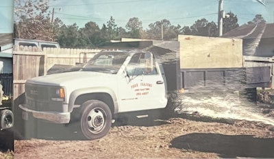 A truck from the early days of 4 Seasons.