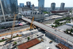 Kiewit Infrastructure South Co. Project Manager Mike Svoboda received the inaugural award for his leadership on the Broadway Bridge Replacement Project, which was completed in six weeks using innovative methods.