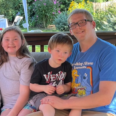 Alistair Lamb, 5, died in the explosion. His 10-year-old sister, Cami, and father Jake Cunningham were severly injured.