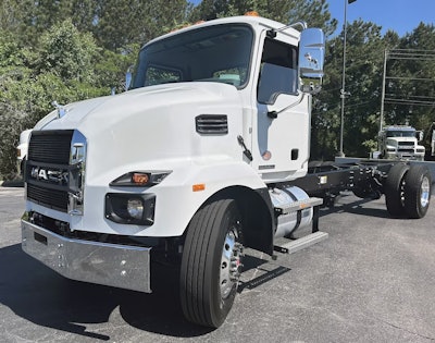 The Mack MD Series was updated in January with a larger cab and to better match the look and styling of the Mack Anthem.