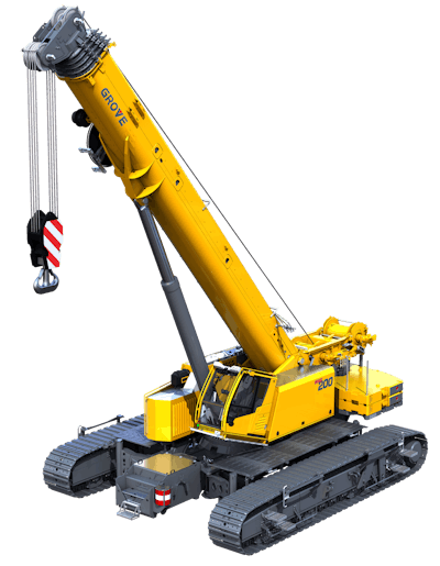 Manitowoc's new Grove GHC200 is designed for heavy-duty lifting on uneven terrain, including swampy and mountainous conditions.