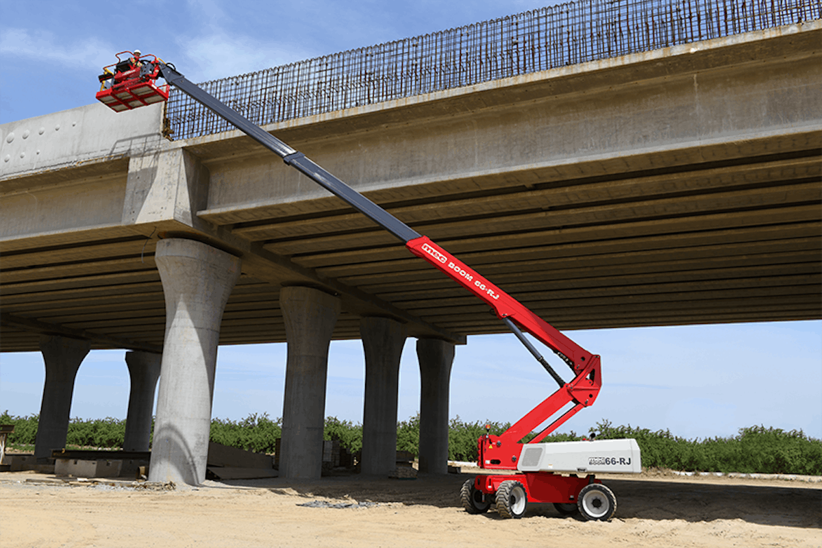 MEC Debuts 66-RJ Telescopic Boom for Hard-to-Reach Work at Heights
