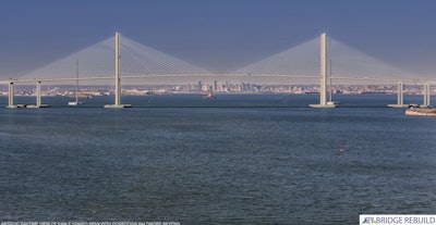 One grant will go toward smart traffic signal systems to mitigate the impact the collapse of the Baltimore Bridge will have on the city. The new bridge design (seen here) was unveiled earlier this year.