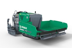 Contractors will have an asymmetrical setting, available for both sides of the machine, for use along walls.