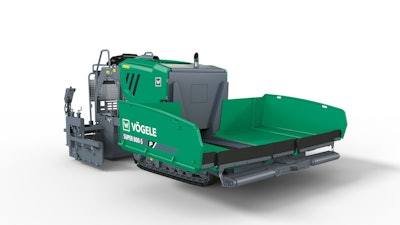 Contractors will have an asymmetrical setting, available for both sides of the machine, for use along walls.