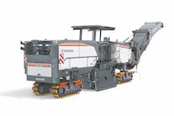 The new model features 21% more power than its predecessor, and its milling drums can be changed in under an hour for widths of 7 to 12.5 feet.