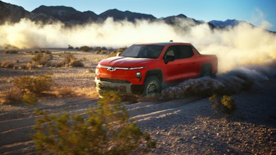 The 2026 Chevy Silverado EV Trail Boss comes with either an extended-range battery pack for 410 miles of range or a Max Range for 478 miles. The extended range delivers 625 horsepower, and the Max Range brings 725 horsepower. Both produce up to 775 pound-feet of torque.