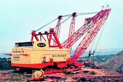 'Big Muskie'was a 27-million-pound Bucyrus-Erie 4250W that moved 483 million tons of earth for the Central Ohio Coal Company from 1969 to 1991.