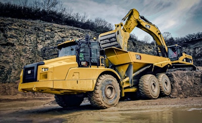 Cat 745 Articulated Dump Truck