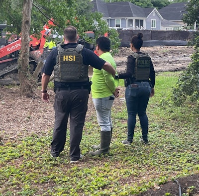 Fifteen were arrested May 27 at construction sites in the New Orleans area.