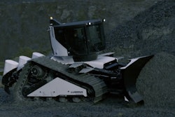 Lumina's Moonlander ML6 has a 15-foot-wide blade, 750 horsepower and appears to be the largest battery-electric dozer in the world.