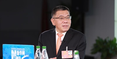 Zeng speaks at the 13th National People's Congress in Beijing, 2018.