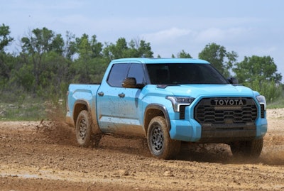 The new Wave Maker color available for 2026 Tundra TRD Pro models.