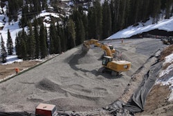 The foamed-glass aggregate has comparable strength to traditional stone aggregate but is 85% lighter, according to Aero Aggregates.