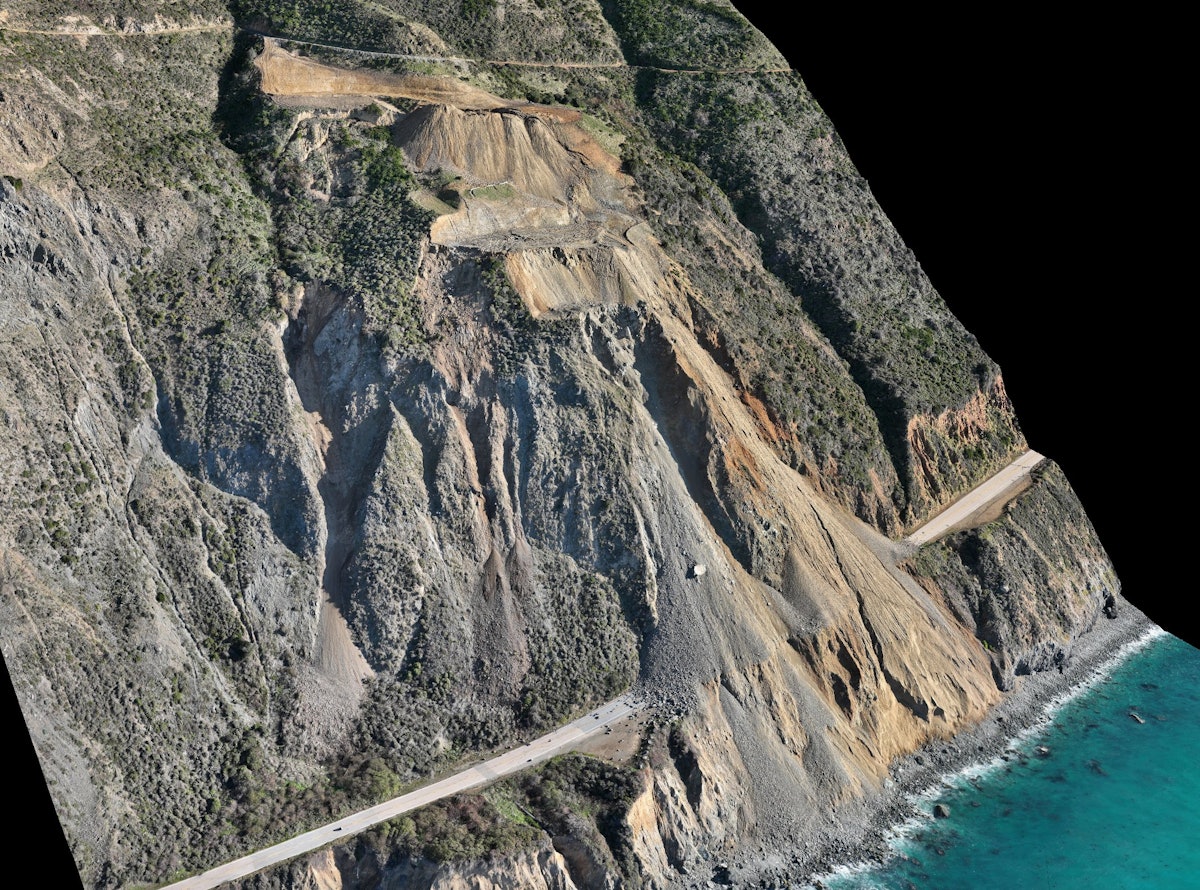 Watch Remote-Control Cat Dozers, Excavator Tackle Big Sur Landslide (Video)