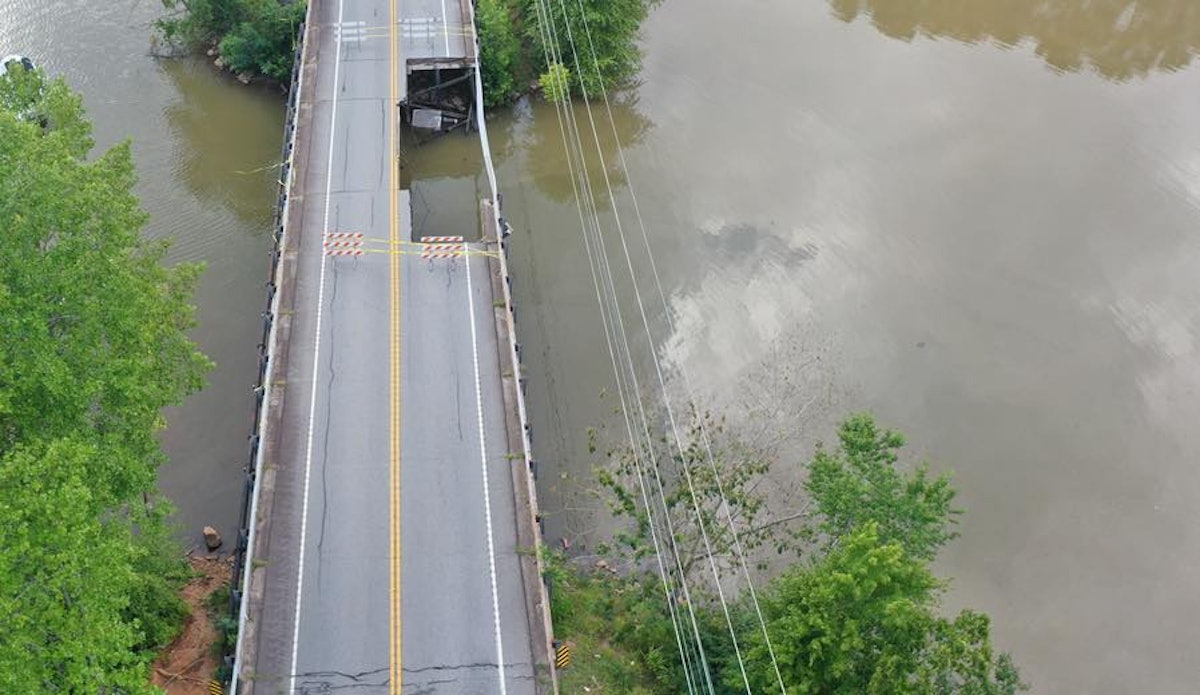 South Carolina Crowe Creek Bridge Collapses Before Scheduled Replacement