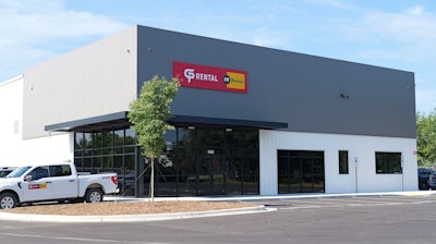 The new Gregory Poole rental location's storefront.