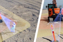 Leica Xsight360 uses up to six cameras on any construction equipment to alert operators to obstacles and people to avoid accidents.