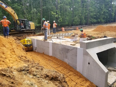 Along with roadbuilding, Lindler's Construction performs complex drainage improvements.