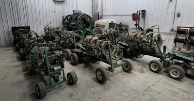 Matt's Underground pipe fusion machines.